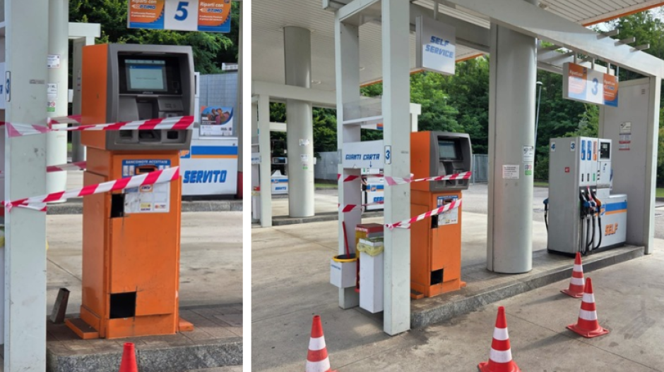 Ladri al distributore di Fondotoce, forzata la cassa 